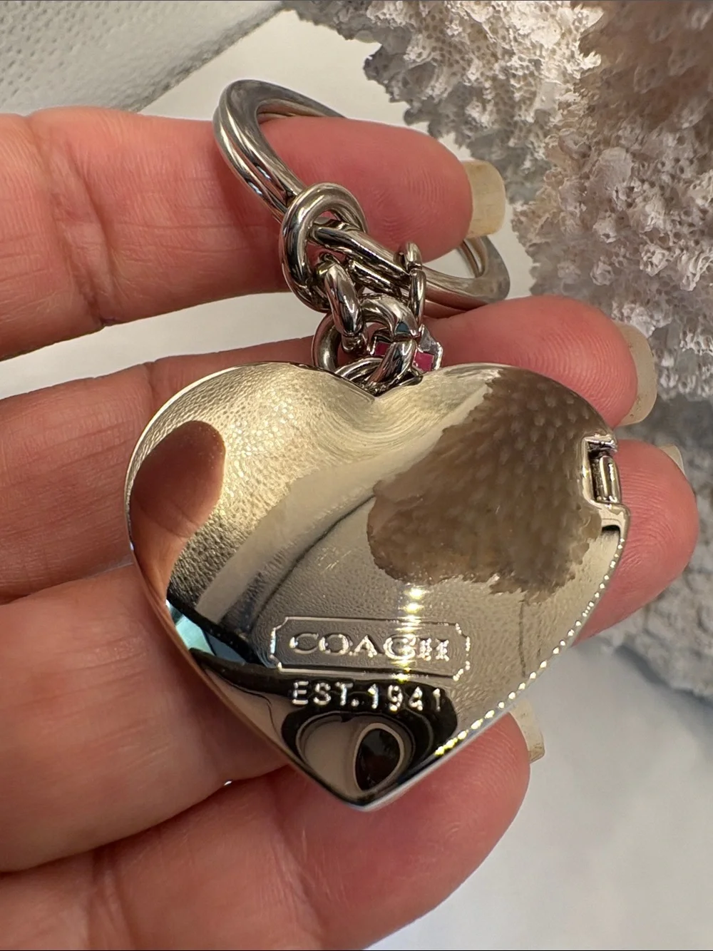 Coach bold locket